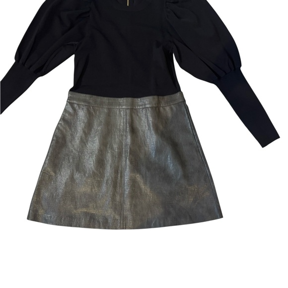 Ted Baker puff sleeve mini dress.  Long sleeve.  ted baker size 4. Us Size 10-12 - Picture 4 of 15